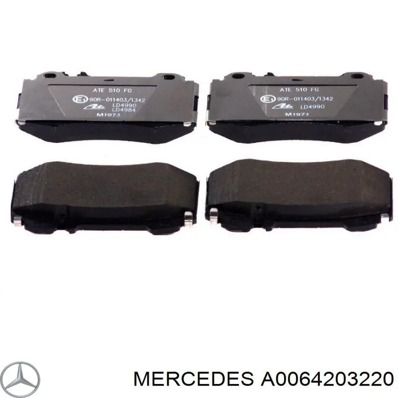 Pastillas de freno A0064203220 Mercedes