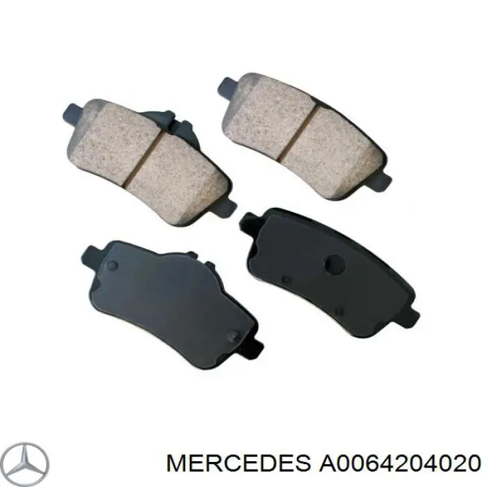 A0064204020 Mercedes Pastillas freno traseras