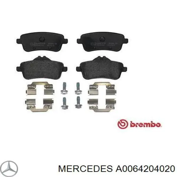 Comprar A0064204020 Mercedes Pastillas de freno traseras