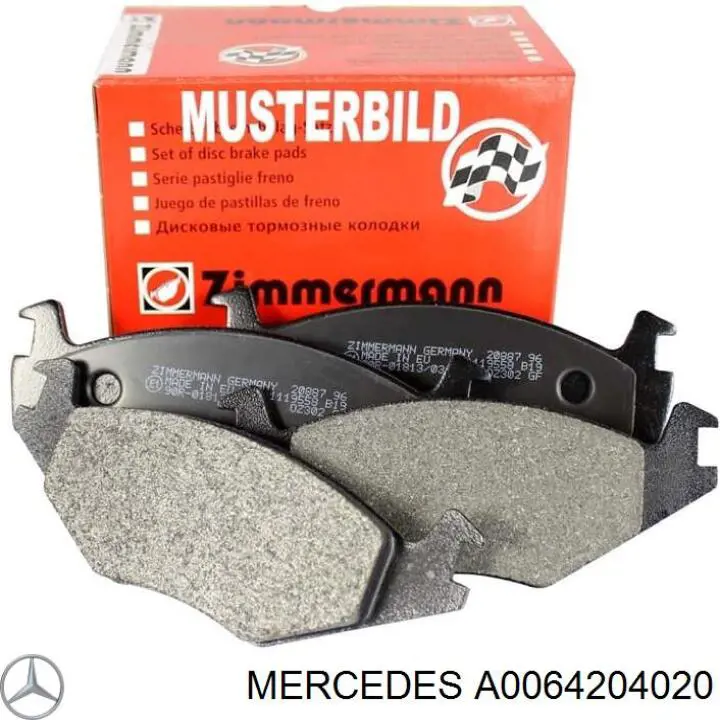 Pastillas traseras de freno Mercedes A0064204020 precio, desde 42,23 EUR