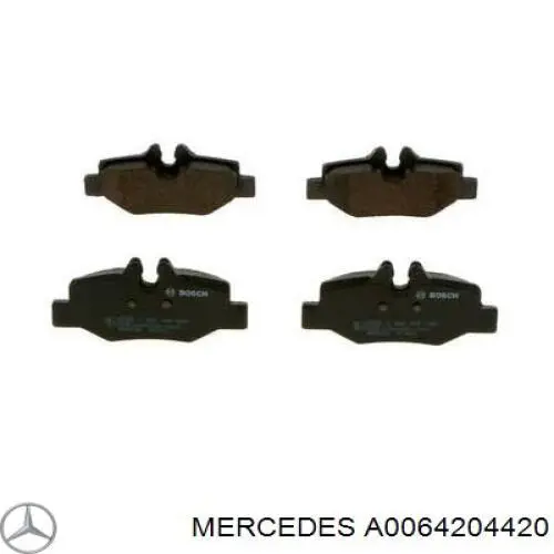 Pastillas traseras de freno Mercedes A0064204420 precio, desde 24,88 EUR