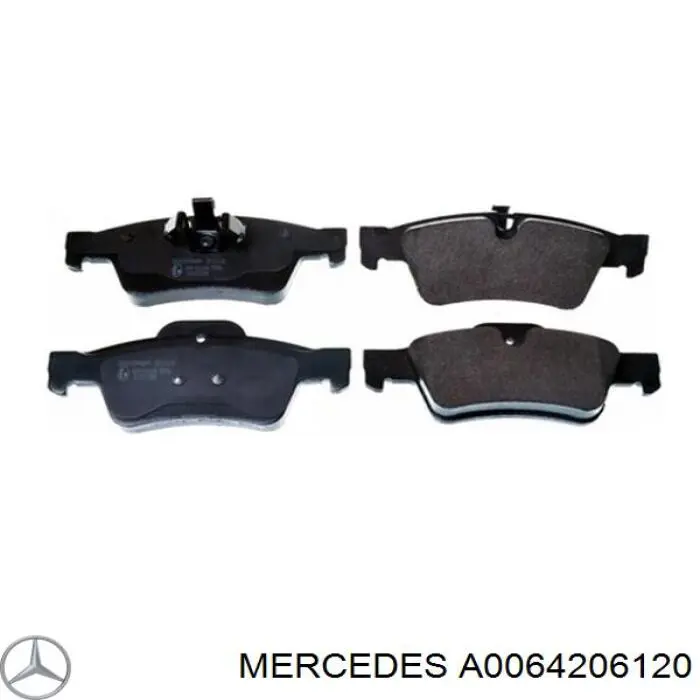 Pastillas traseras de freno Mercedes A0064206120 precio, desde 23,69 EUR