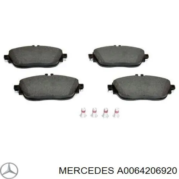 A0064206920 Mercedes pastillas de freno traseras