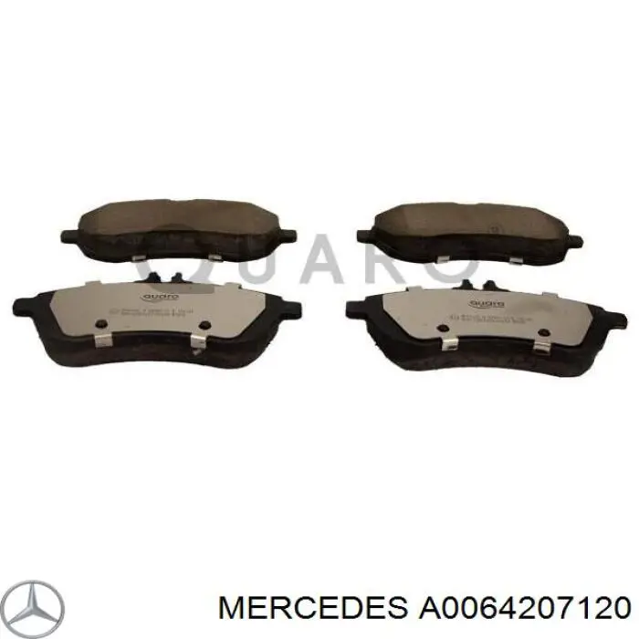 A0064207120 Mercedes pastillas de freno delanteras