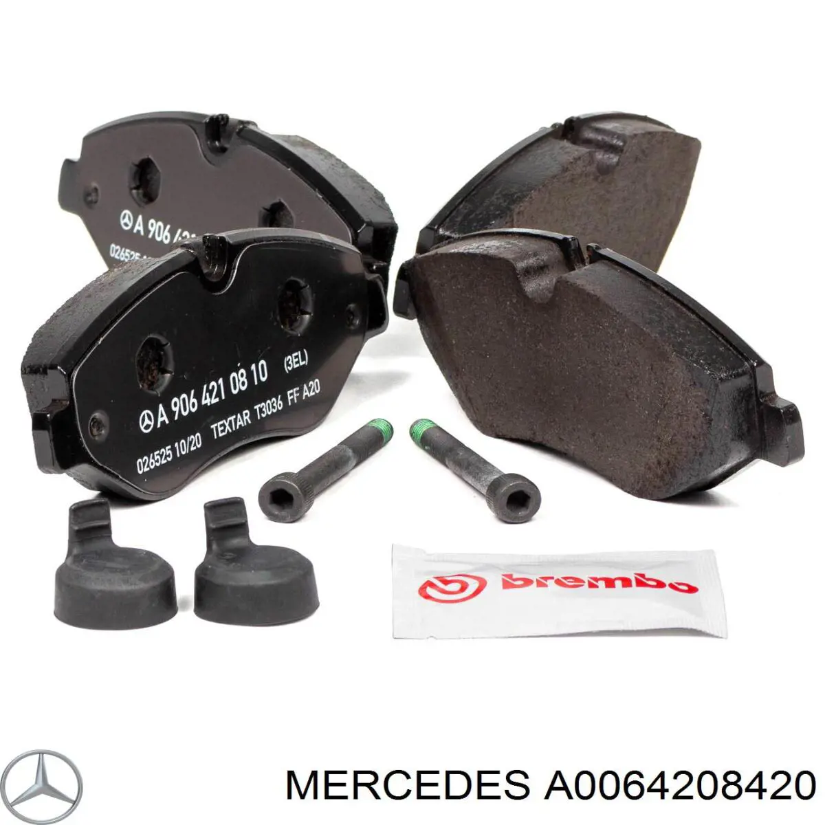 Pastillas freno delanteras Mercedes A0064208420 precio, desde 26,41 EUR