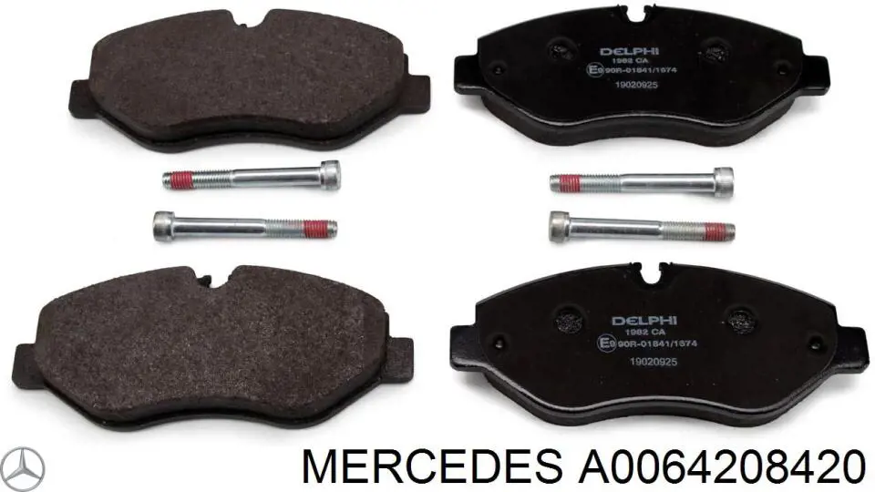 Pastillas de freno A0064208420 Mercedes