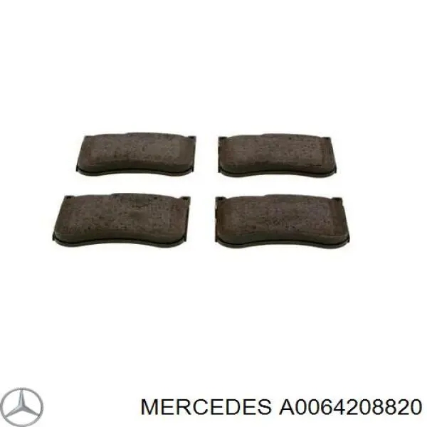 Pastillas de freno A0064208820 Mercedes