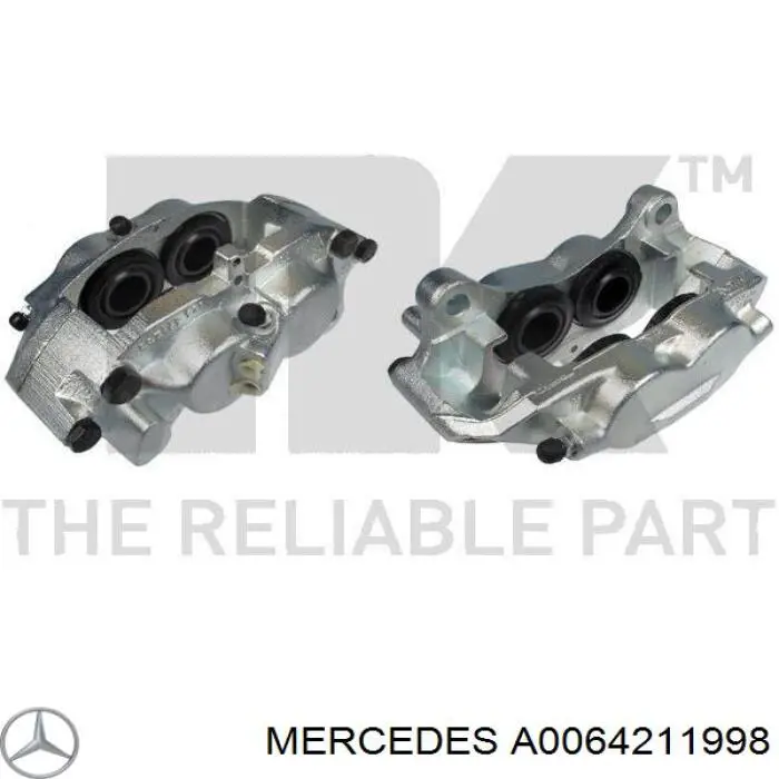 Comprar A0064211998 Mercedes Pinza de freno delantera izquierda