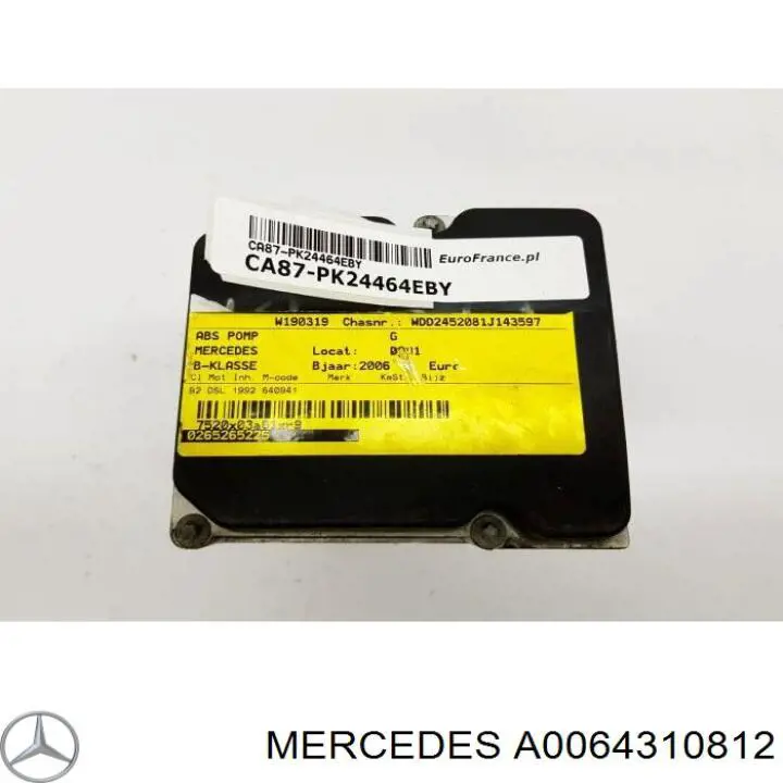  A0064310812 Mercedes