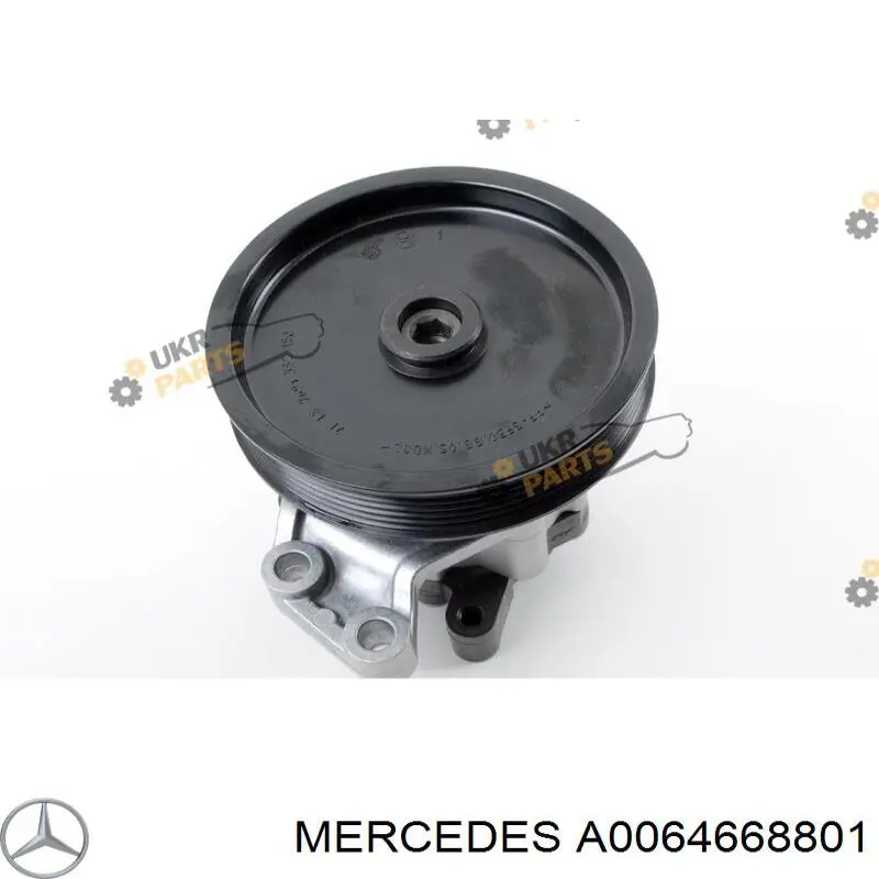 Bomba de dirección hidráulica Mercedes A0064668801