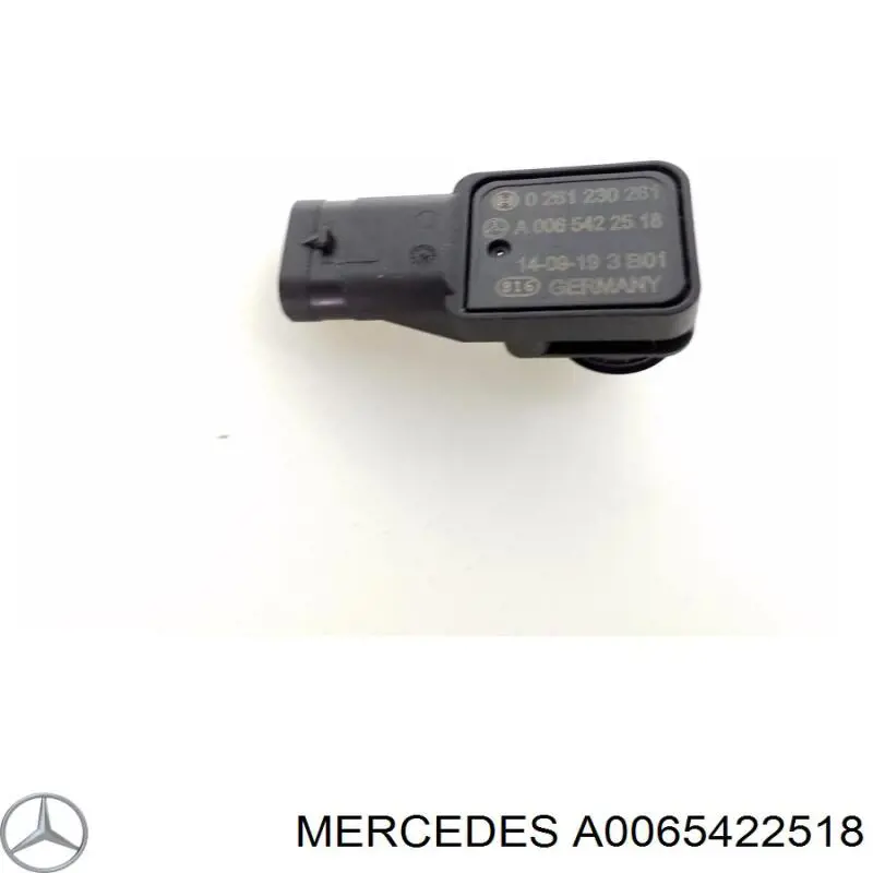 A0065422518 Mercedes Sensor de presión del sistema de frenos neumáticos