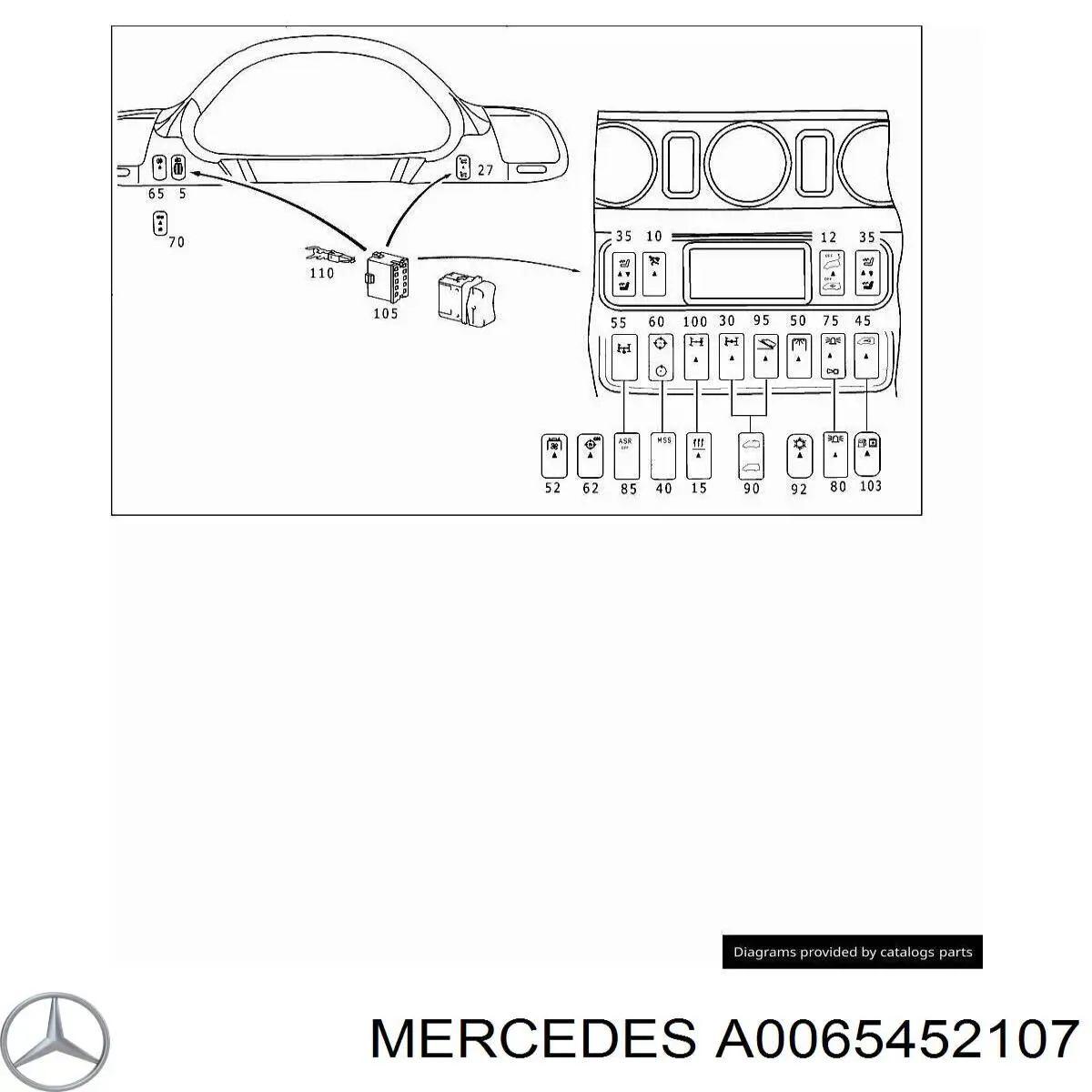 0065452107 Mercedes