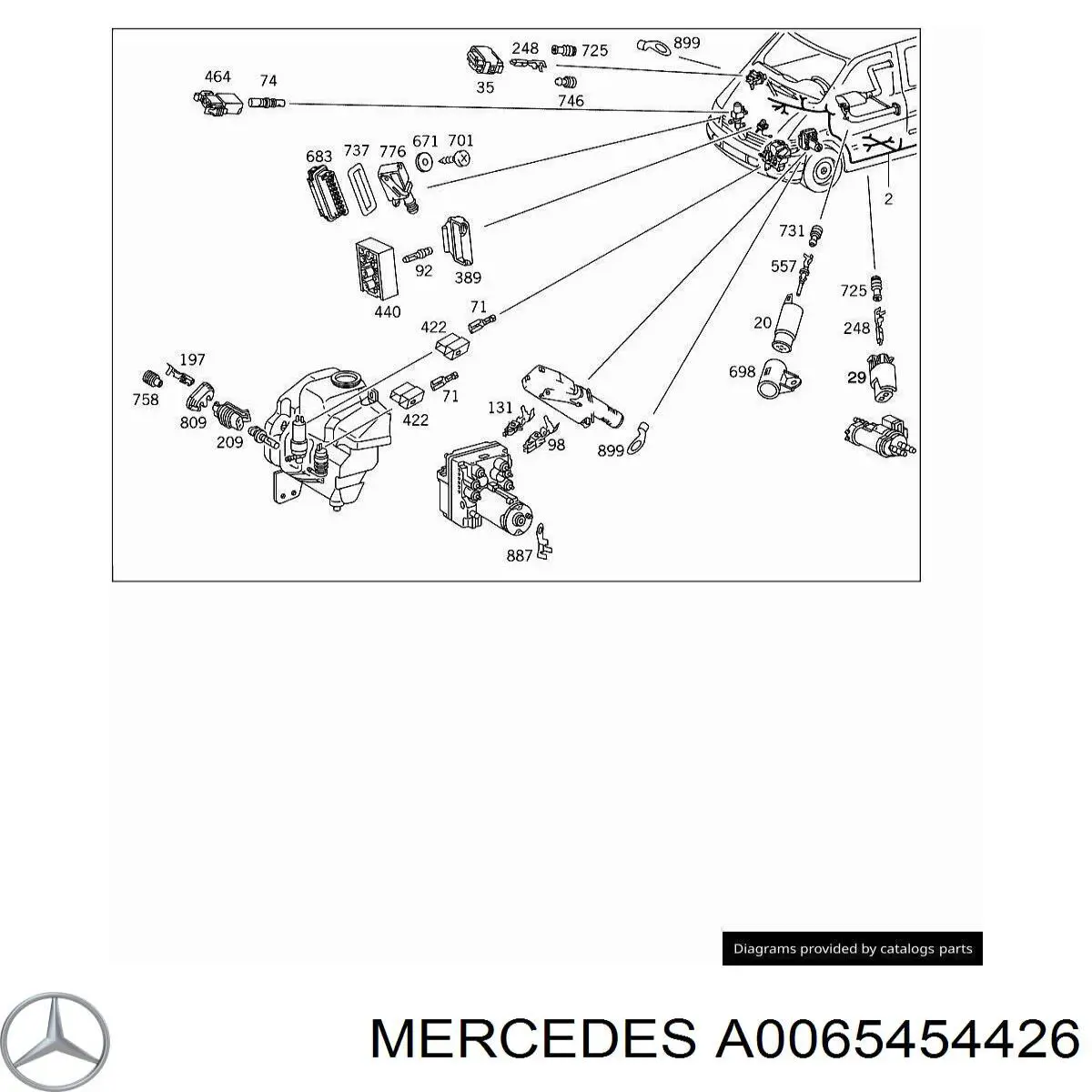 Mercedes A0065454426 precio, desde 3,28 EUR