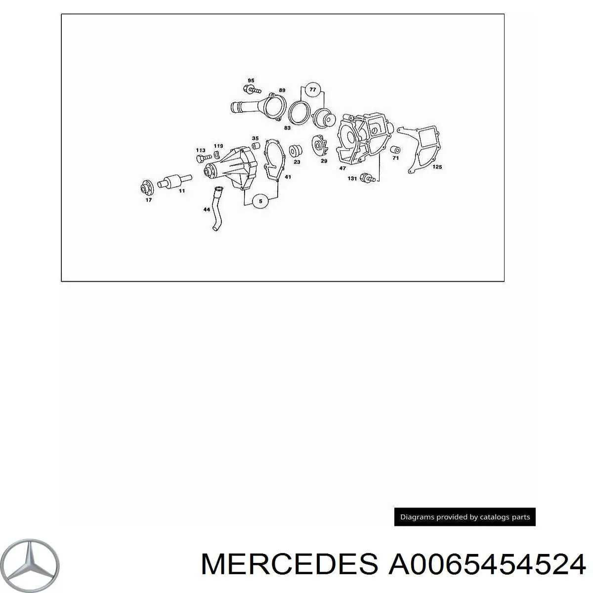 A0065454524 Mercedes sensor, temperatura del refrigerante (encendido el ventilador del radiador)