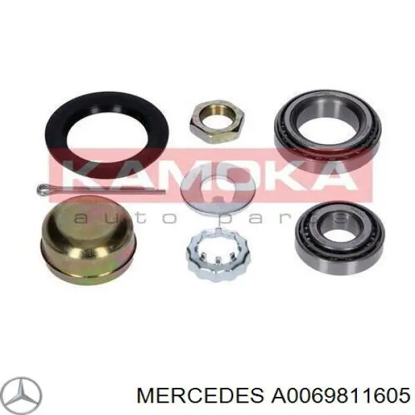 Cojinete exterior de rueda trasera A0069811605 Mercedes