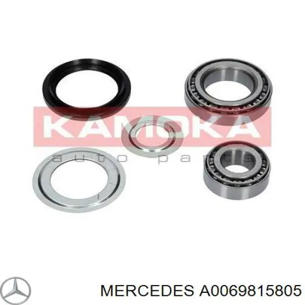 A0069815805 Mercedes cojinete externo del cubo de la rueda delantera