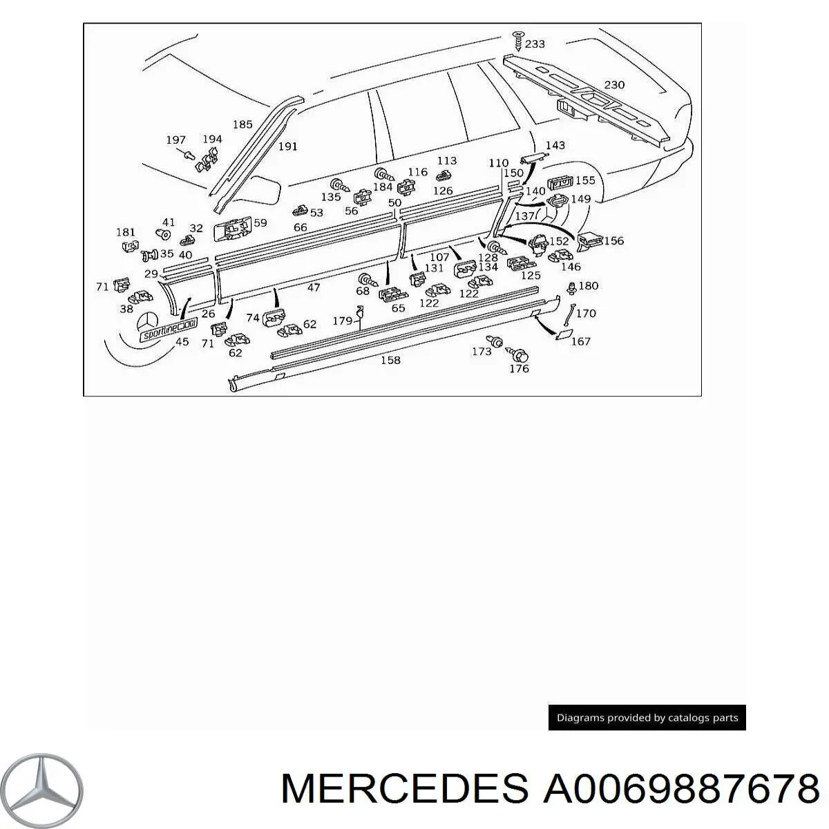 A0069887678 Mercedes