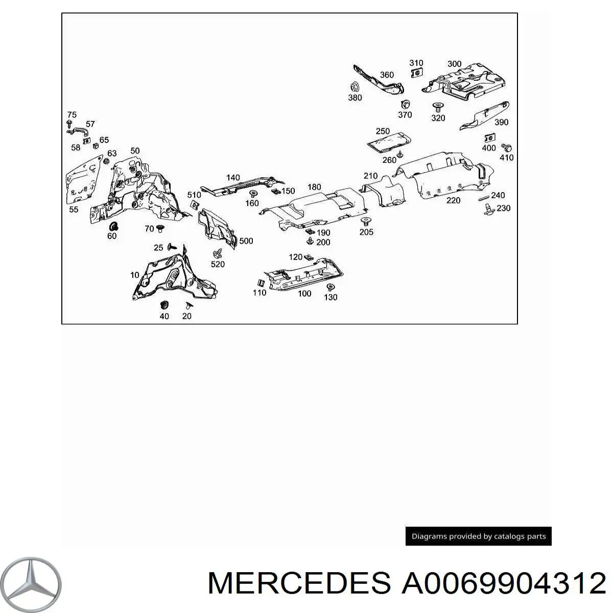  A0069904312 Mercedes