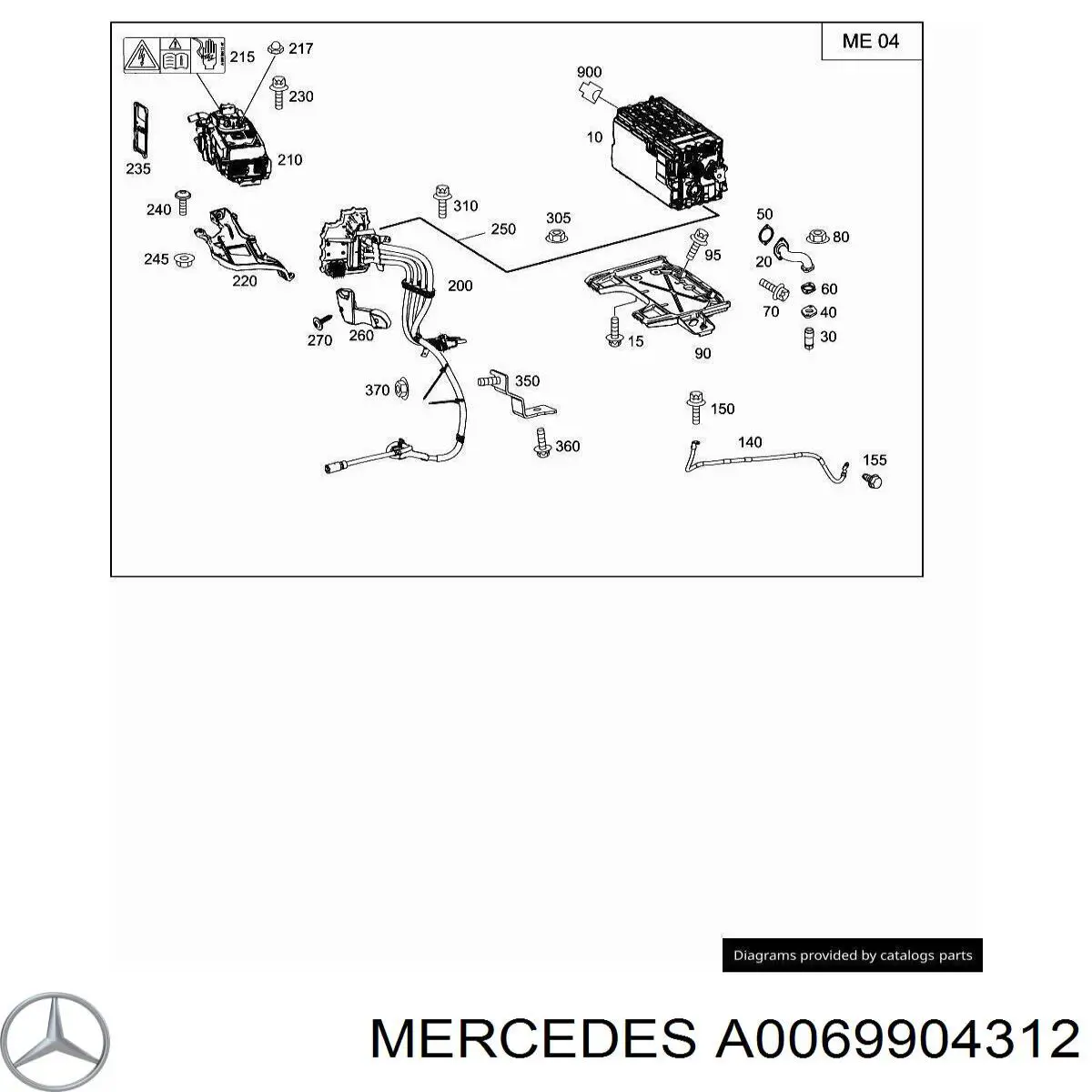 A0069904312 Mercedes 