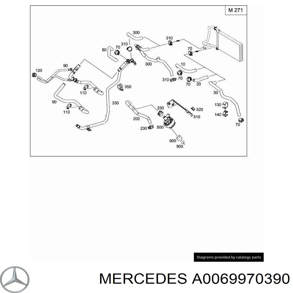 A0069970390 Mercedes