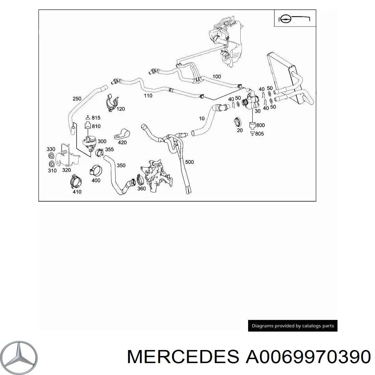 Abrazadera metálica universal Peugeot/Citroen 6981H7