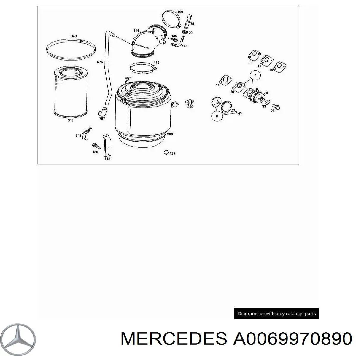  Mercedes A0069970890