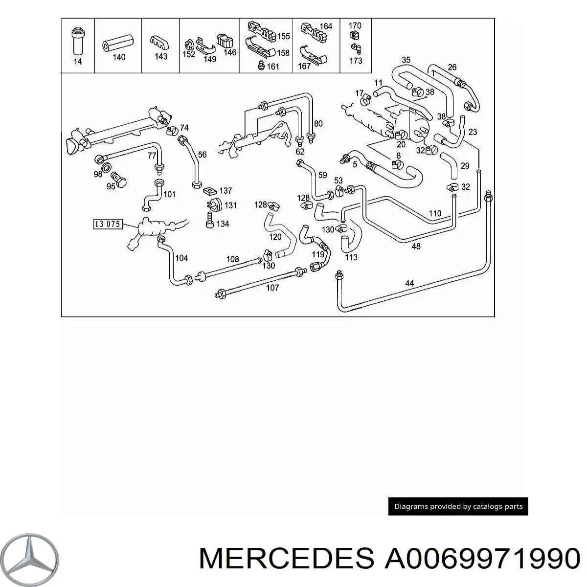  Mercedes A0069971990 precio, desde 3,61 EUR