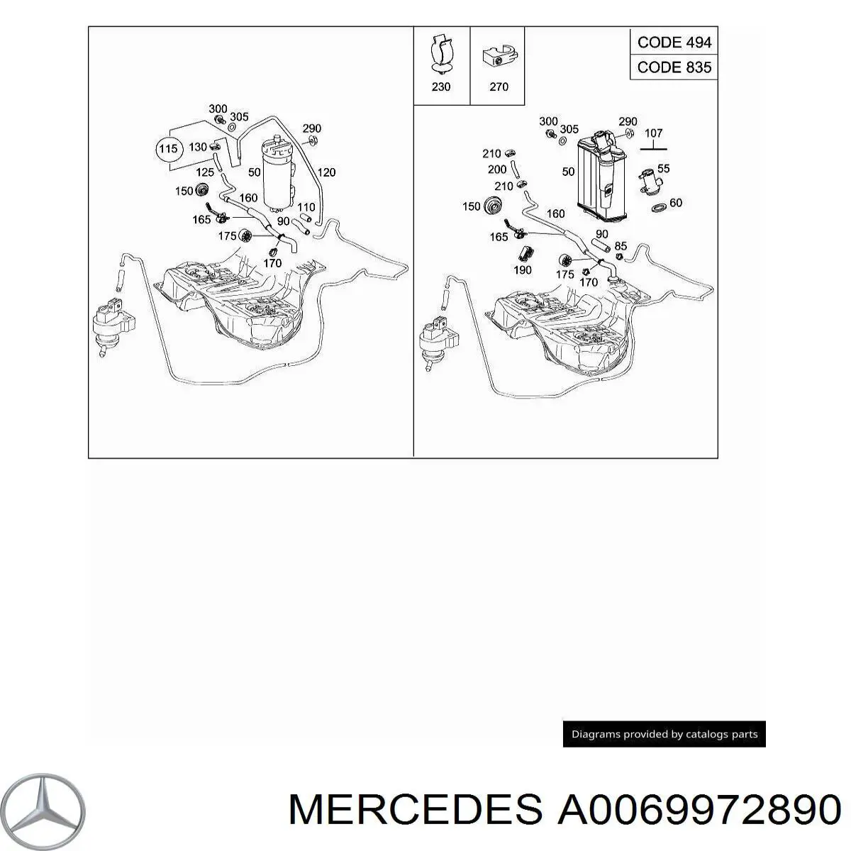 A0069972890 Mercedes