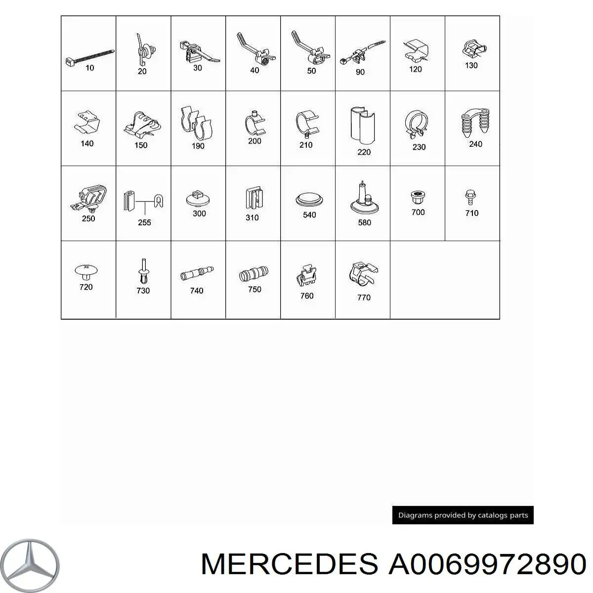 A0069972890 Mercedes