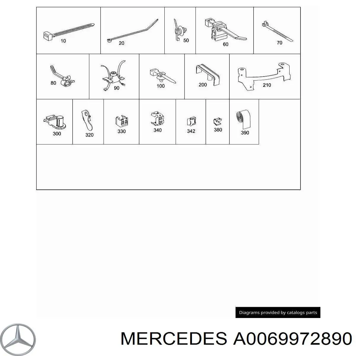  Mercedes A0069972890 precio, desde 3,45 EUR