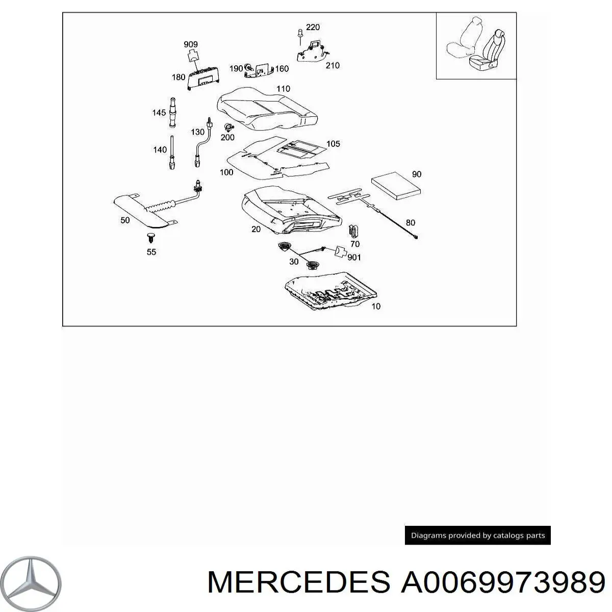 A0069973989 Mercedes