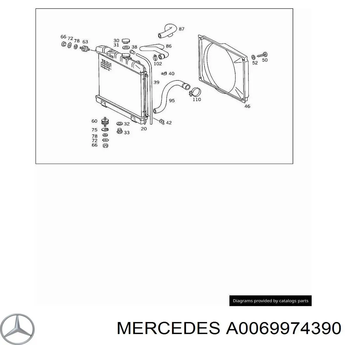  A0069974390 Mercedes