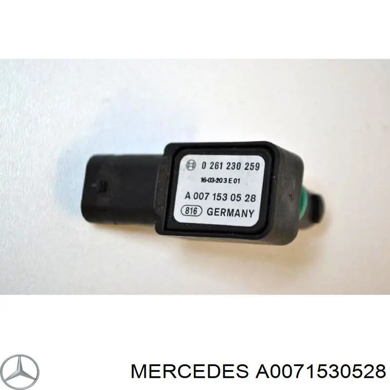 A0071530528 Mercedes sensor de presion de carga (inyeccion de aire turbina)