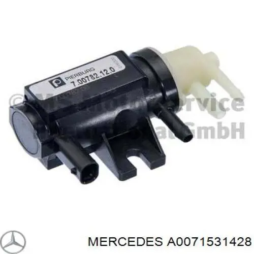 Válvula solenoide de control de presión de sobrealimentación Mercedes 91533128 precio, desde 57,05 EUR