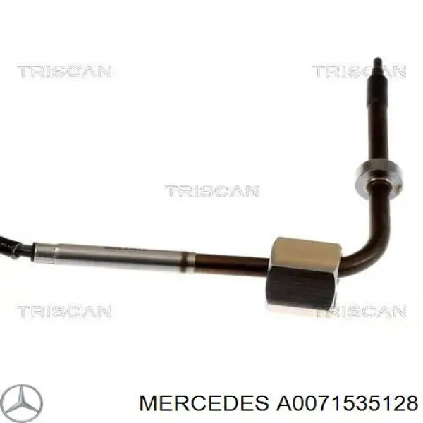 A0071535128 Mercedes sensor de temperatura, gas de escape, antes de catalizador