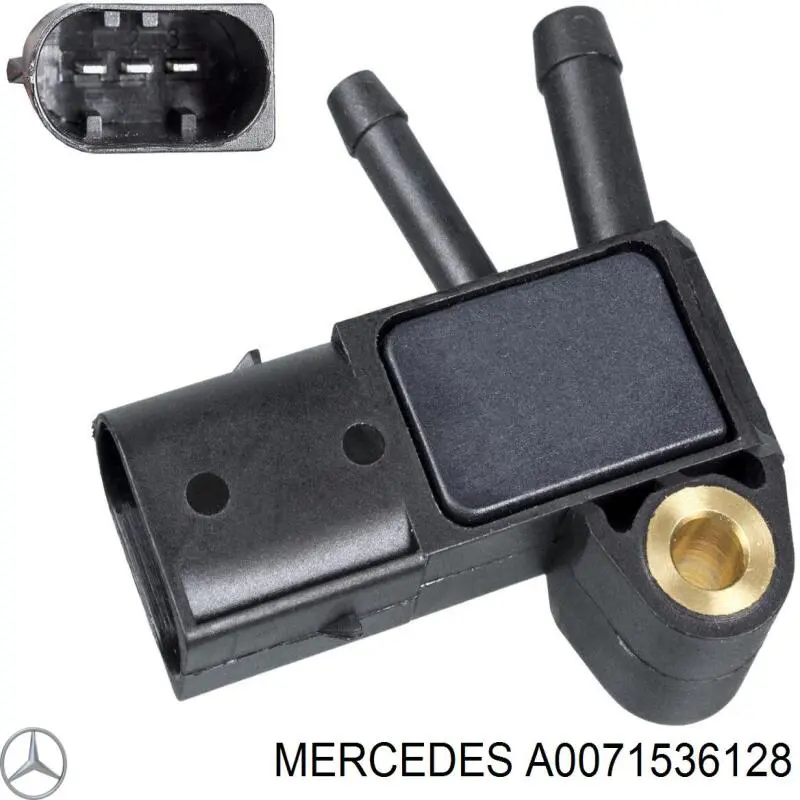 A0071536128 Mercedes sensor de presion gases de escape