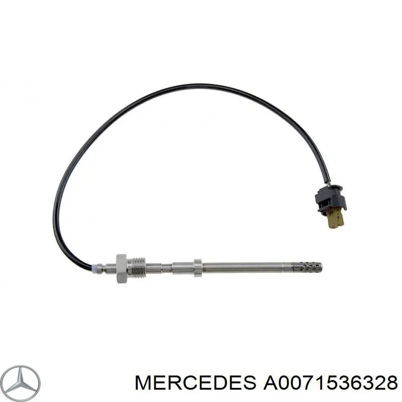 A0071536328 Mercedes sensor de temperatura, gas de escape, filtro hollín/partículas