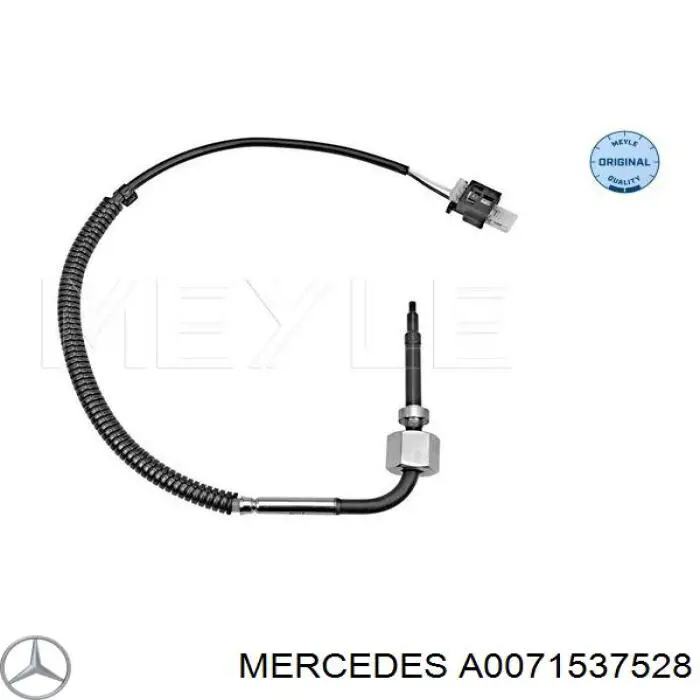 A0071537528 Mercedes sensor de temperatura, gas de escape, antes de catalizador