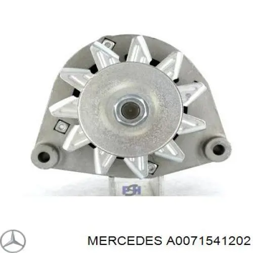 A0071541202 Mercedes Alternador de coche