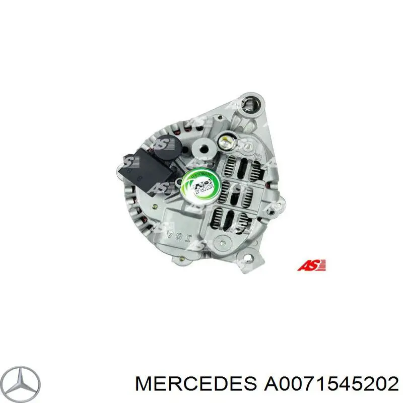 A0071545202 Mercedes Alternador de coche