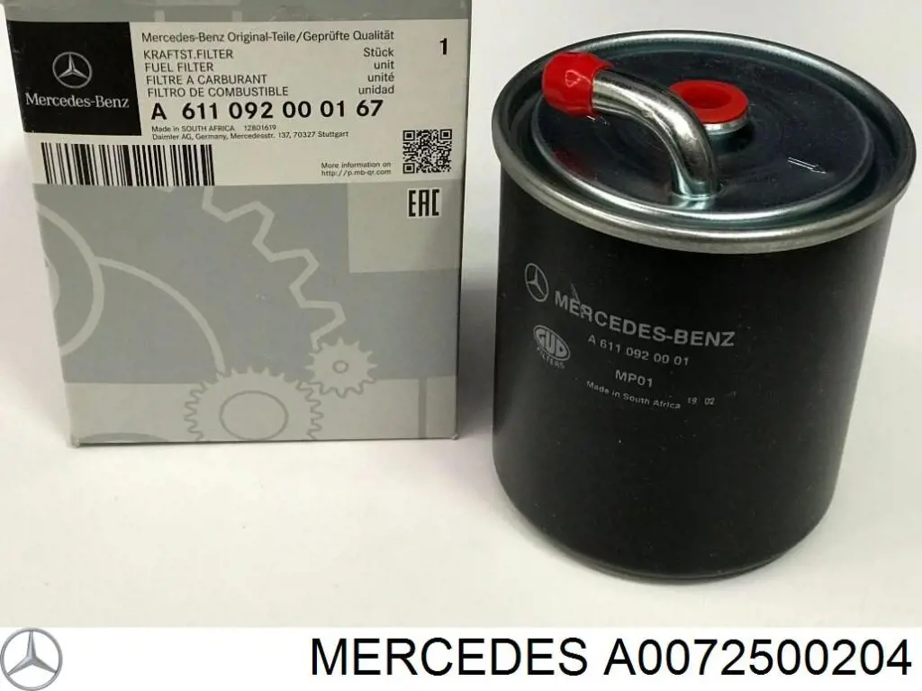 A0072500204 Mercedes plato de presión de embrague