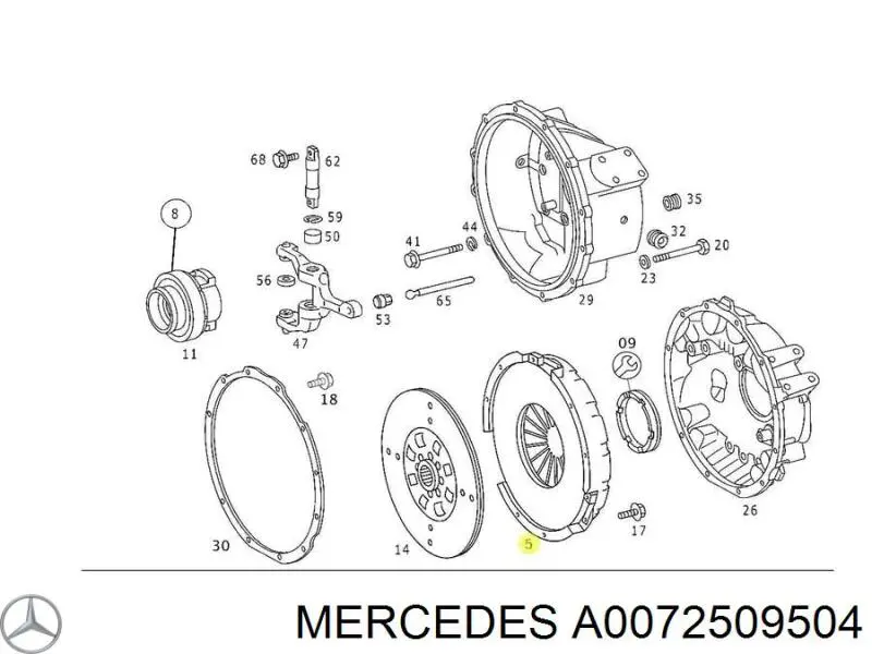 A0072509504 Mercedes