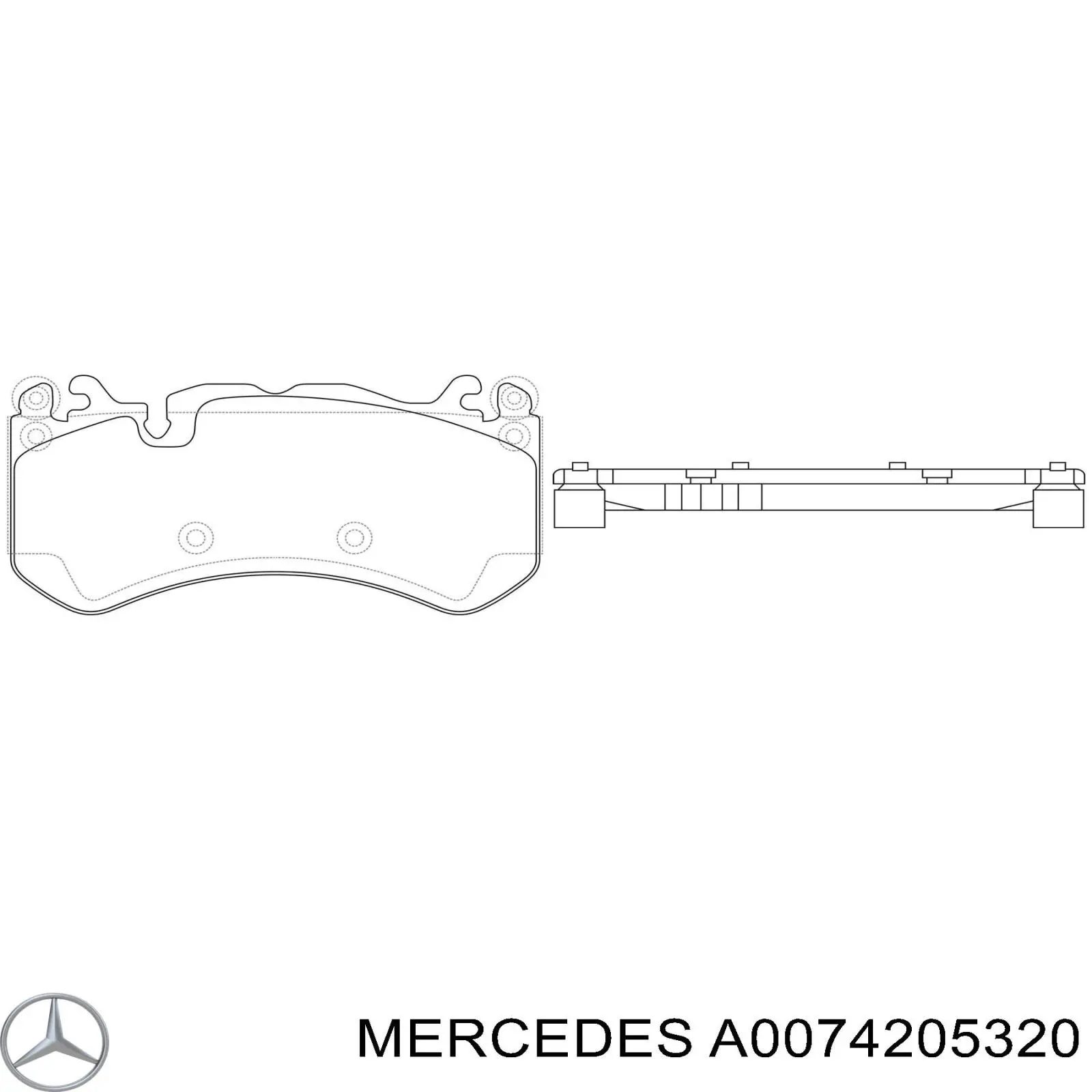 Pastillas freno delanteras Mercedes A0074205320 precio, desde 59,99 EUR