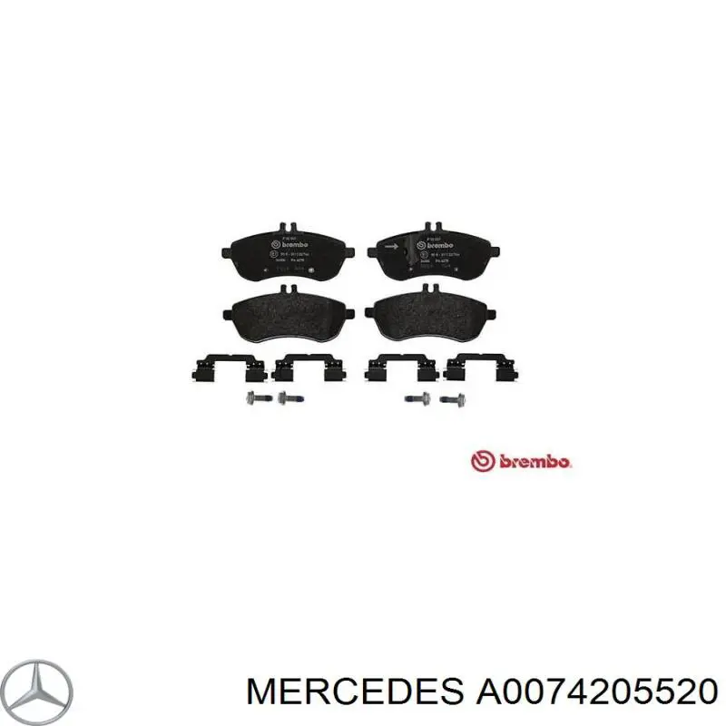 Pastillas freno delanteras Mercedes A0074205520 precio, desde 32,50 EUR