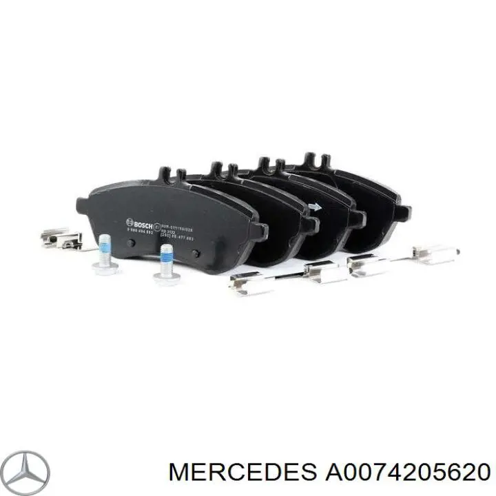 Pastillas freno delanteras Mercedes A0074205620 precio, desde 32,50 EUR