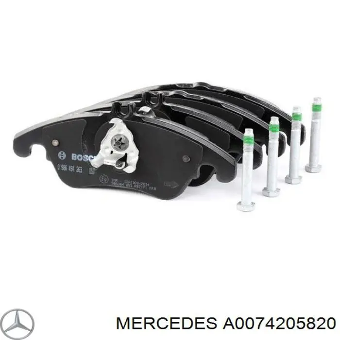 007420582090 Mercedes pastillas de freno delanteras