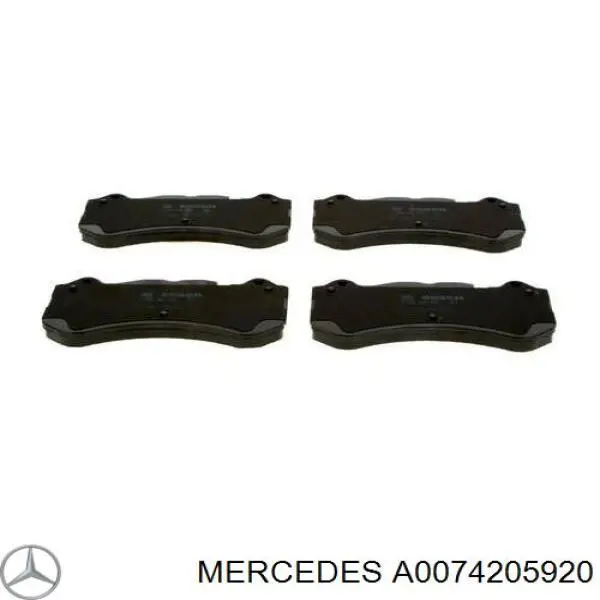 Comprar A0074205920 Mercedes Pastillas delanteras de freno