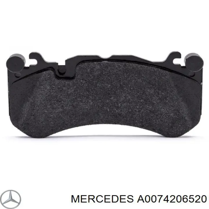 A0074206520 Mercedes Pastillas delanteras
