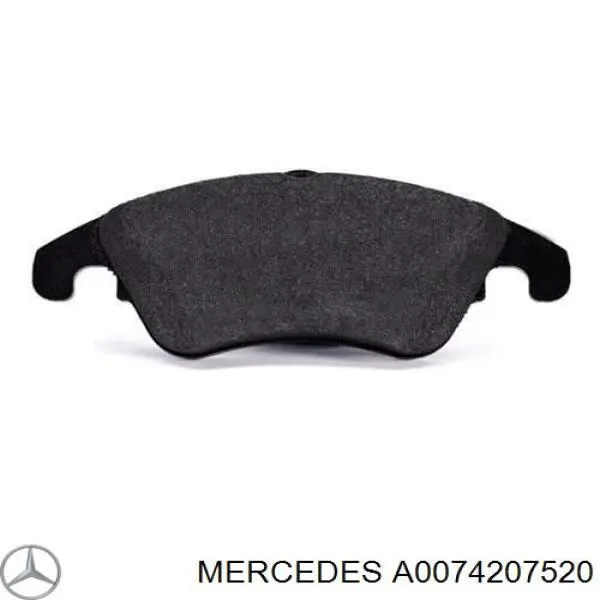 Pastillas de freno delanteras Mercedes A0074207520