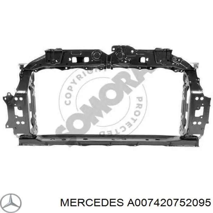 A007420752095 Mercedes pastillas de freno delanteras